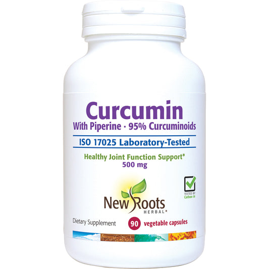 Curcumin + Piperine | 95% Curcuminoids, 500mg (90 Veg caps)