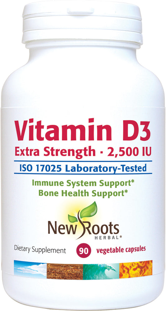 Vitamin D3 2,500 IU (62.5 mcg) (Vegetable Capsules)