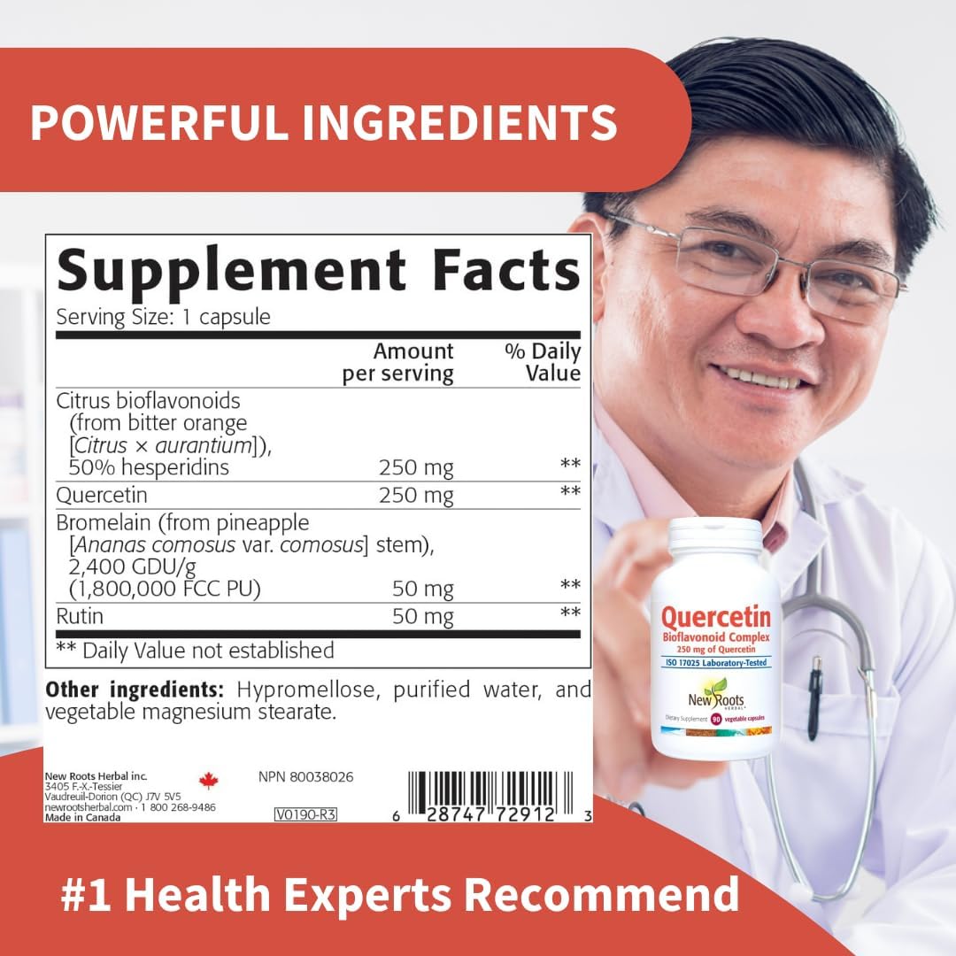 Quercetin Bioflavonoid Complex (250mg of Quercetin)