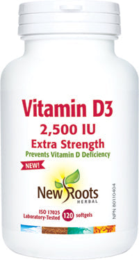 Vitamin D3 2,500 IU Extra Strength (Softgels)