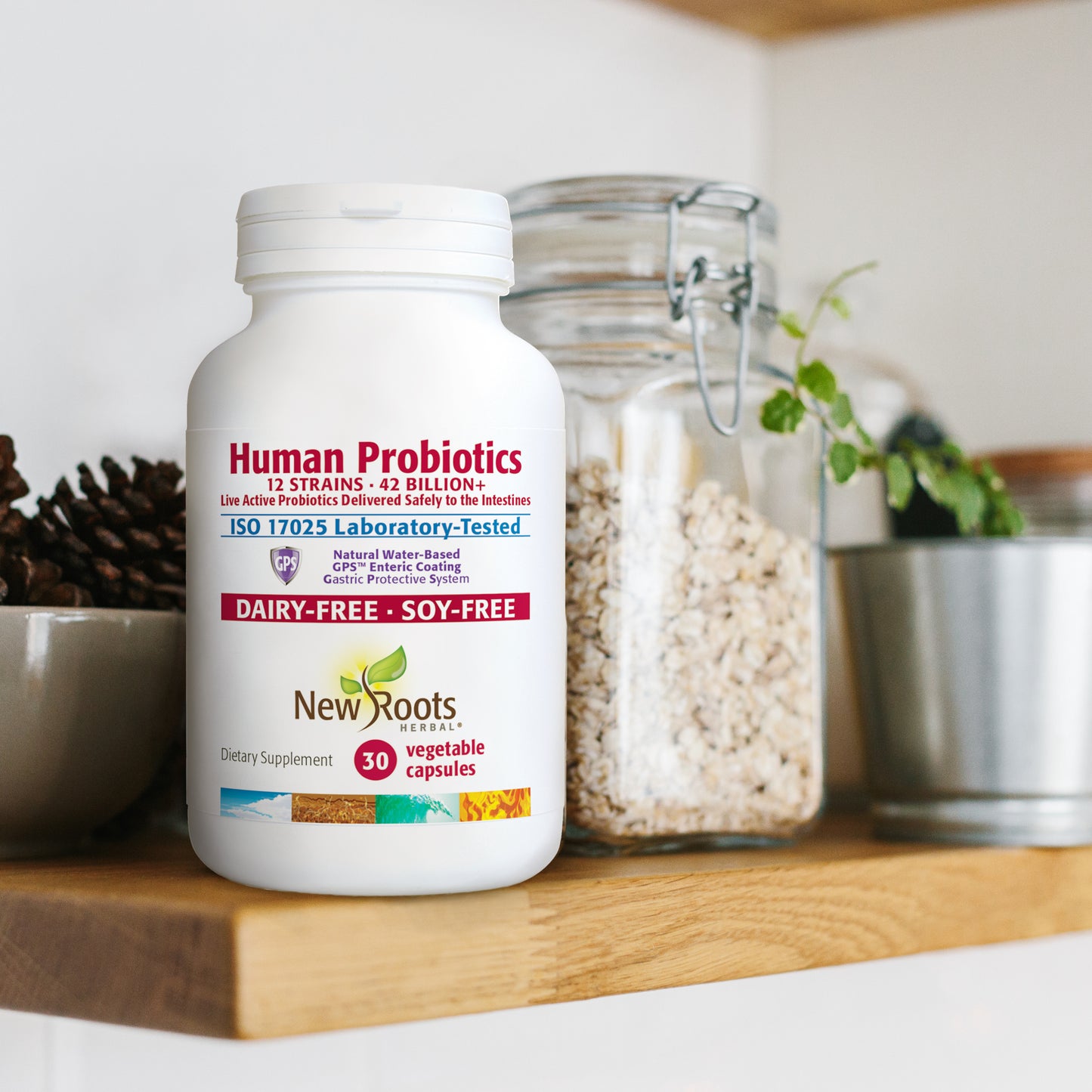 Human Probiotics, 12 Strains, 42 Billion CFU
