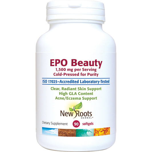 EPO Beauty - 500 mg - Clear, Radiant Skin Support - High GLA Content - Acne/Eczema Support