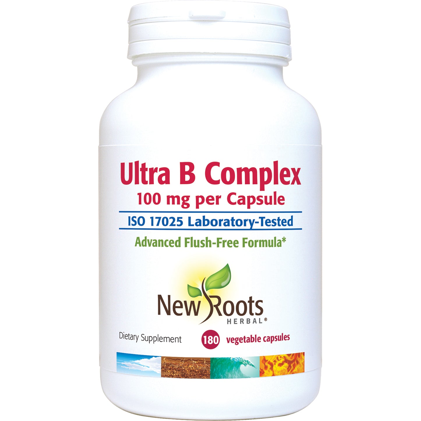 Ultra B Complex, 100mg, Advanced Flus Free Formula (180 Veg Caps)