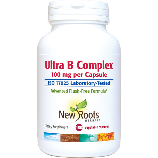 Ultra B Complex, 100mg, Advanced Flus Free Formula (180 Veg Caps)