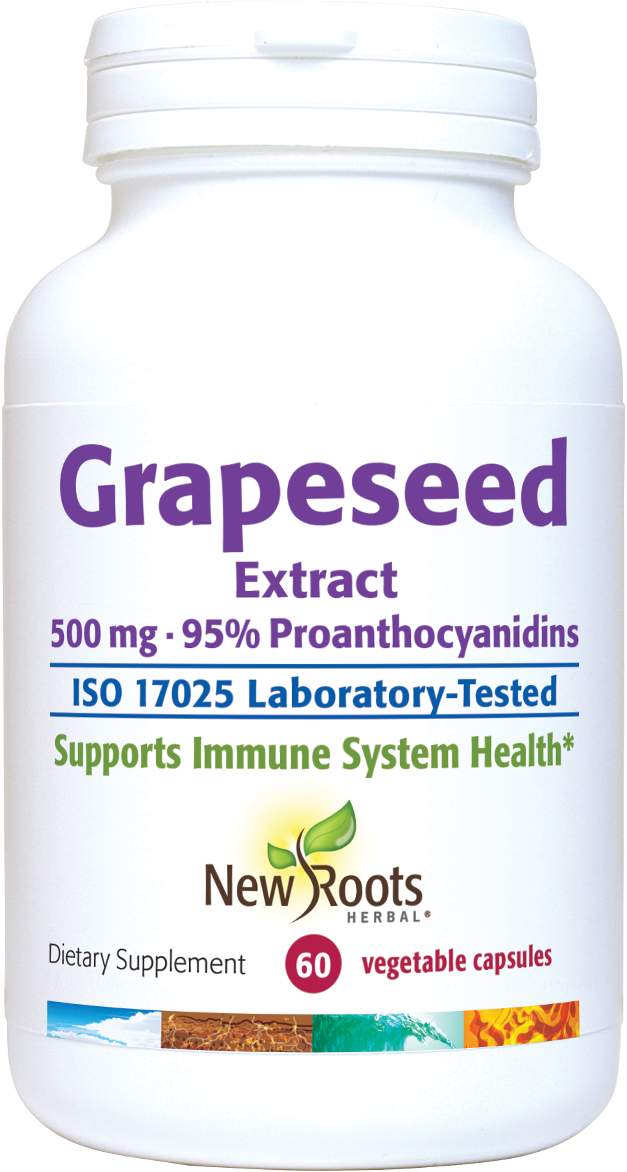Grapeseed Extract 500mg (60 Veg Caps) – New Roots Herbal Grapeseed Extract 500mg (60 Veg Caps) – New Roots Herbal