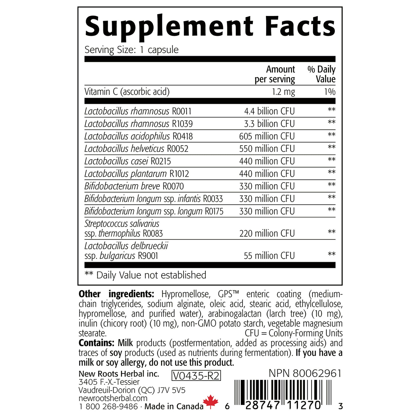 Acidophilus Ultra + 11 billion