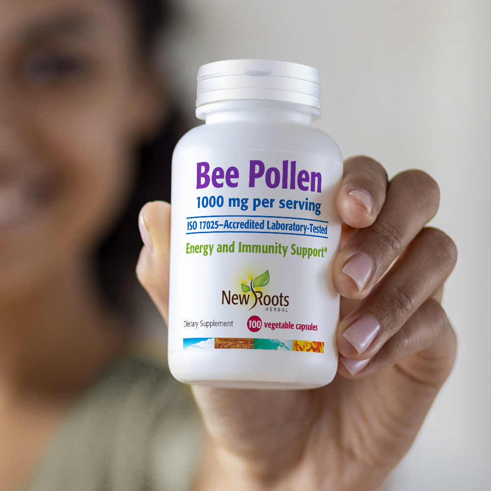 Bee Pollen 500Mg (1000 mg/dose), 100 Vegetable Capsule