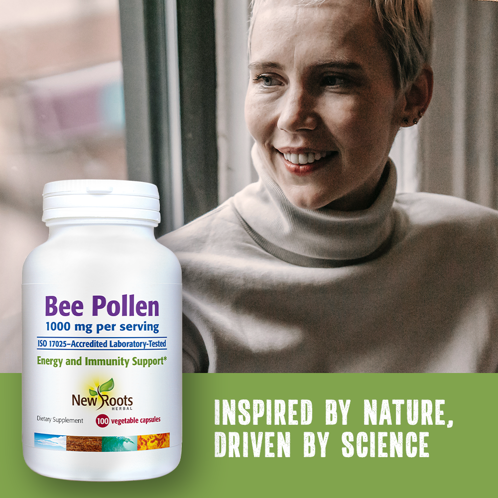 Bee Pollen 500Mg (1000 mg/dose), 100 Vegetable Capsule