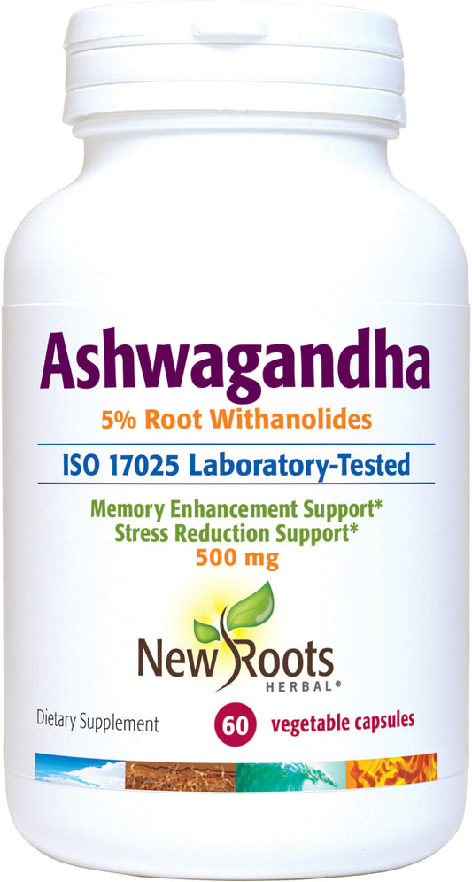 Ashwagandha Extract 500 mg (60 Veg Caps)