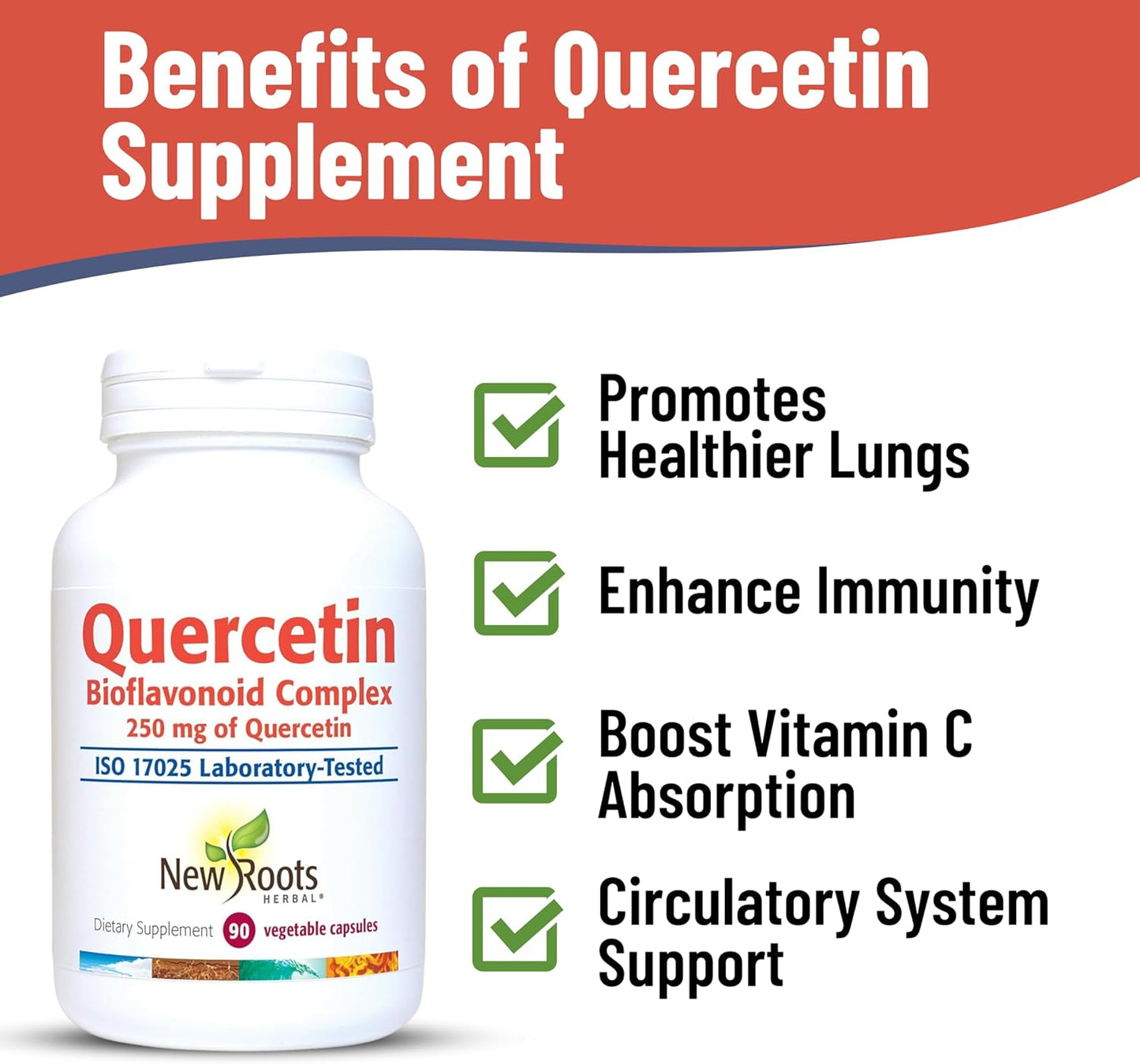 Quercetin Bioflavonoid Complex (250mg of Quercetin)