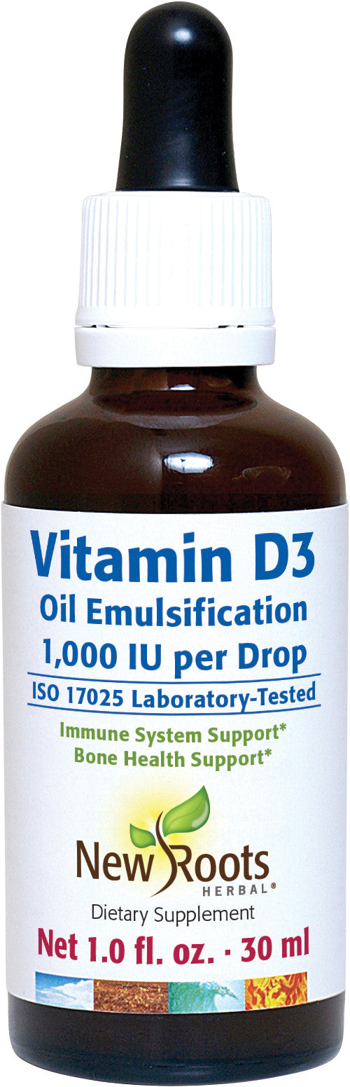 Vitamin D3 1,000 IU (30 ml, 1050 doses)