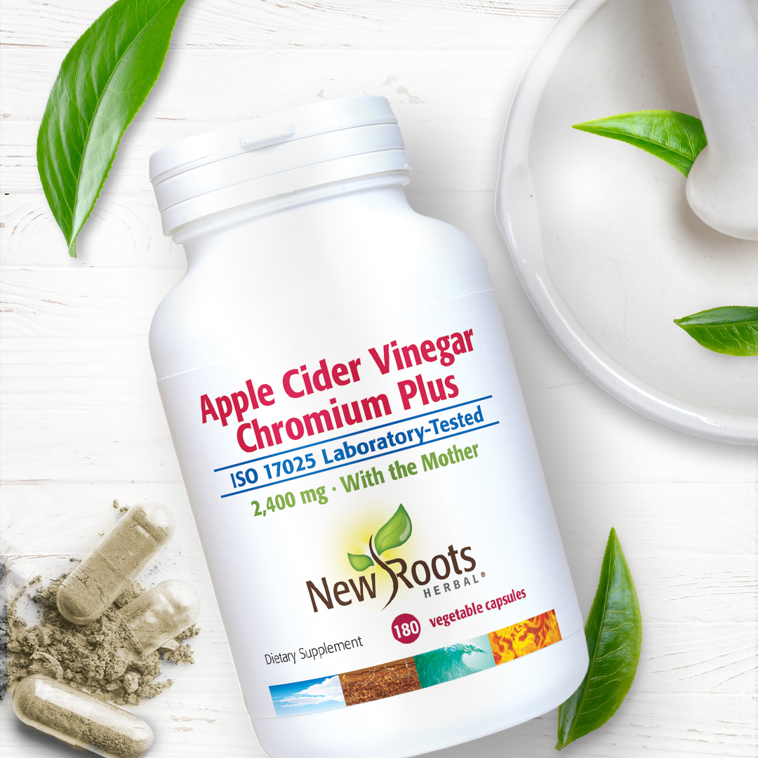 Apple Cider Vinegar Chromium Plus (180 vegetable capsules)