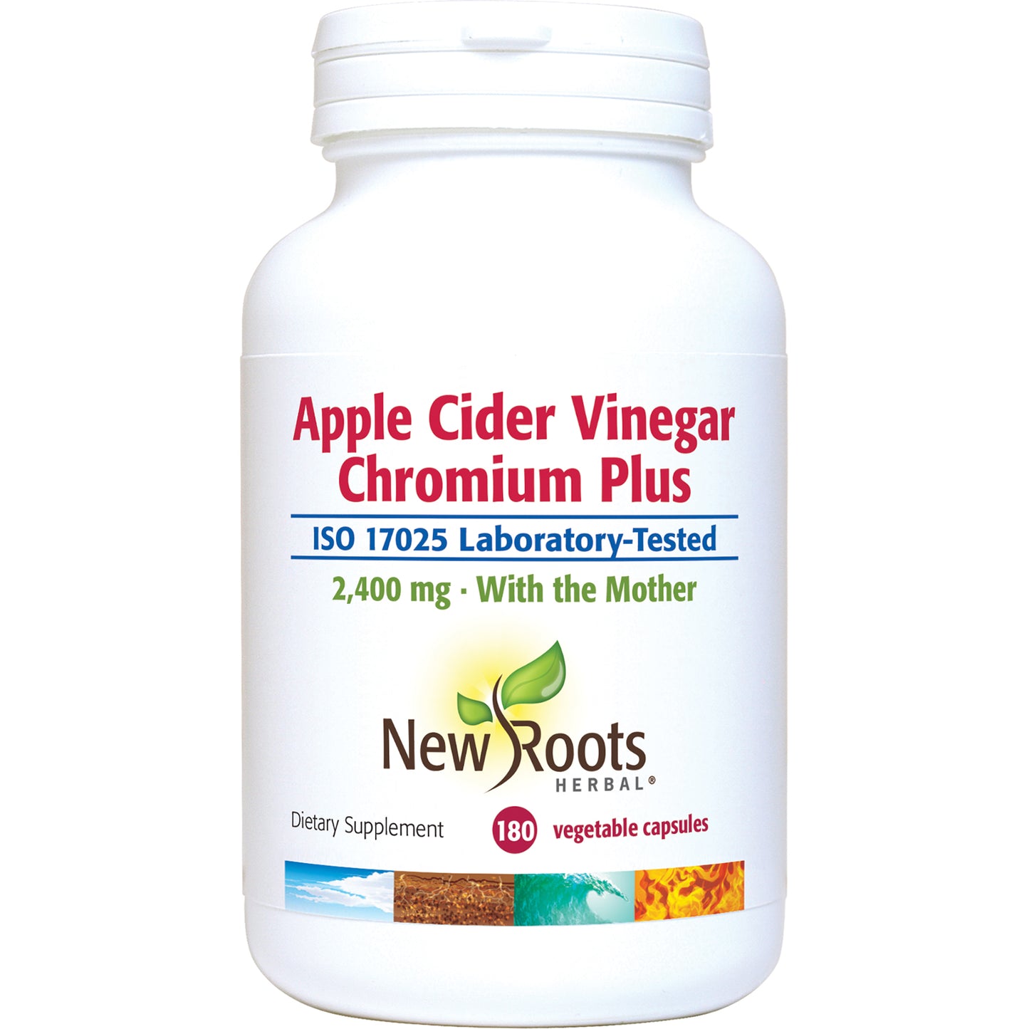 Apple Cider Vinegar Chromium Plus (180 vegetable capsules)