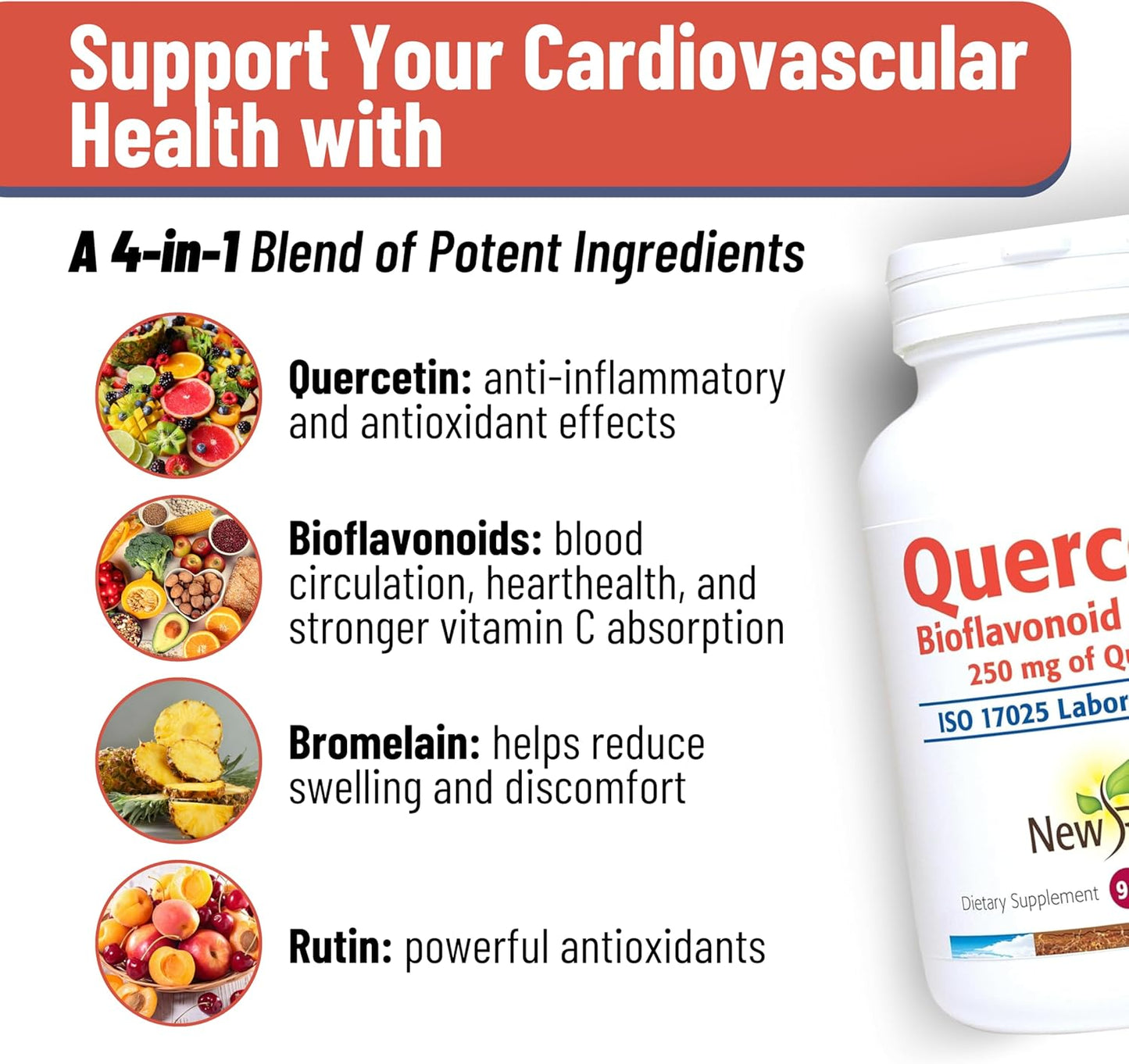 Quercetin Bioflavonoid Complex (250mg of Quercetin)