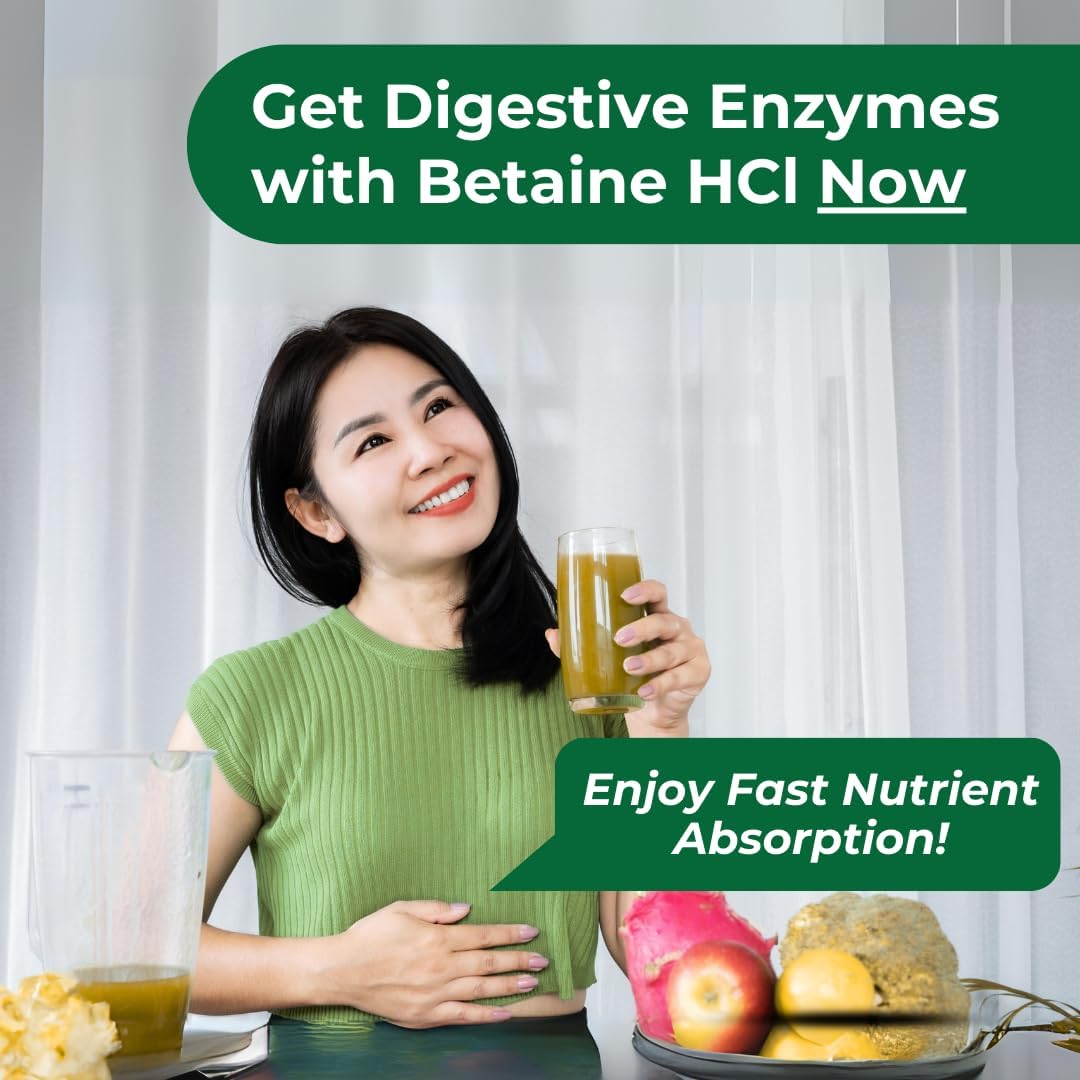 Digestive Enzymes W/ Betaine Hydrochloride