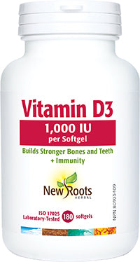 Vitamin D3 1,000 IU (Softgels)